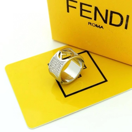 Wholesale Fendi Rings #1233957 $25.00 USD, Wholesale Quality Replica Fendi Rings