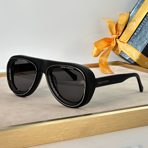 Wholesale Louis Vuitton AAA Quality Sunglasses #1233966 $72.00 USD, Wholesale Quality Replica Louis Vuitton AAA Quality Sunglasses