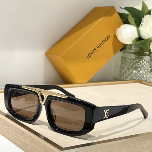 Wholesale Louis Vuitton AAA Quality Sunglasses #1233973 $68.00 USD, Wholesale Quality Replica Louis Vuitton AAA Quality Sunglasses