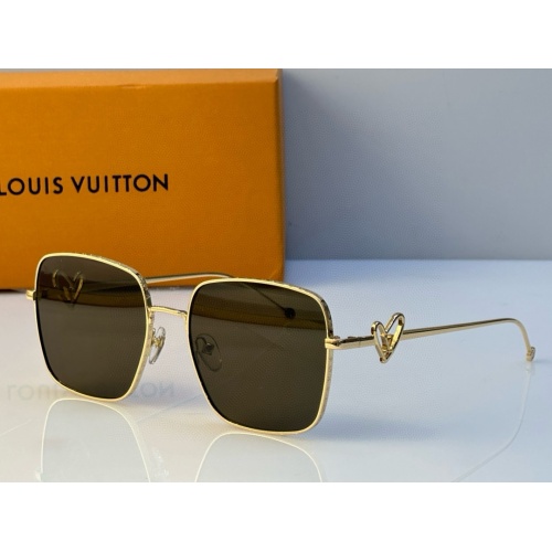 Wholesale Louis Vuitton AAA Quality Sunglasses #1233988 $56.00 USD, Wholesale Quality Replica Louis Vuitton AAA Quality Sunglasses