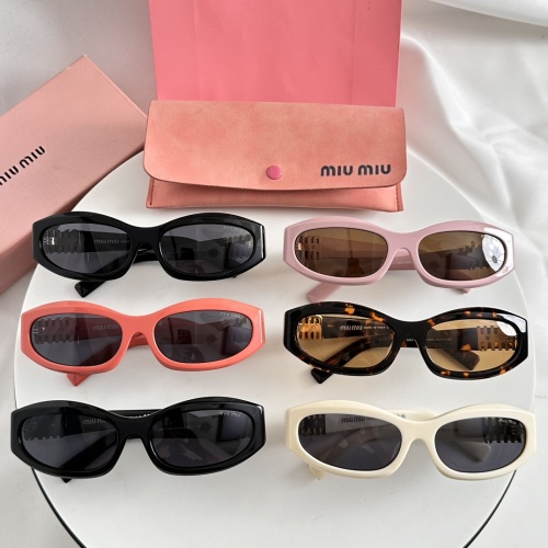 Replica MIU MIU AAA Quality Sunglasses #1234100 $60.00 USD for Wholesale