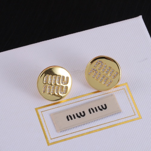 Replica MIU MIU Earrings For Women #1234108 $27.00 USD for Wholesale