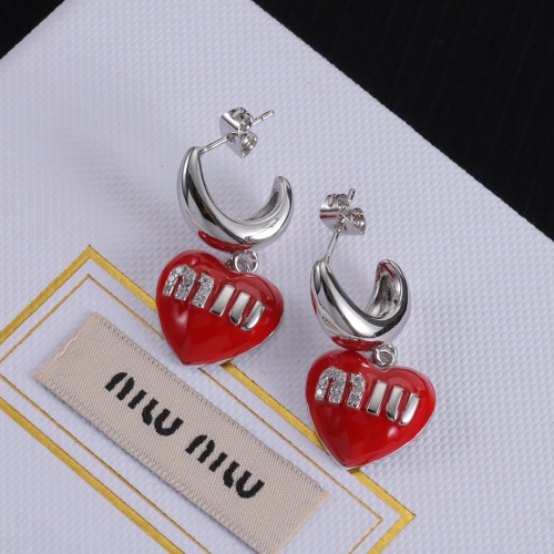 Wholesale MIU MIU Earrings For Women #1234112 $27.00 USD, Wholesale Quality Replica MIU MIU Earrings