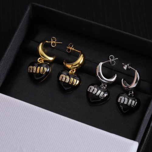 Replica MIU MIU Earrings For Women #1234116 $27.00 USD for Wholesale