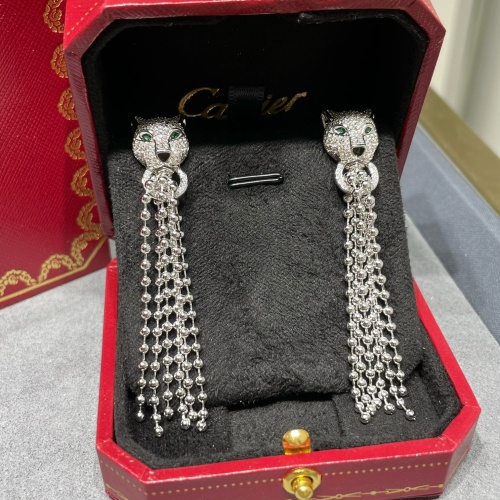 Wholesale Cartier Earrings For Women #1234126 $68.00 USD, Wholesale Quality Replica Cartier Earrings