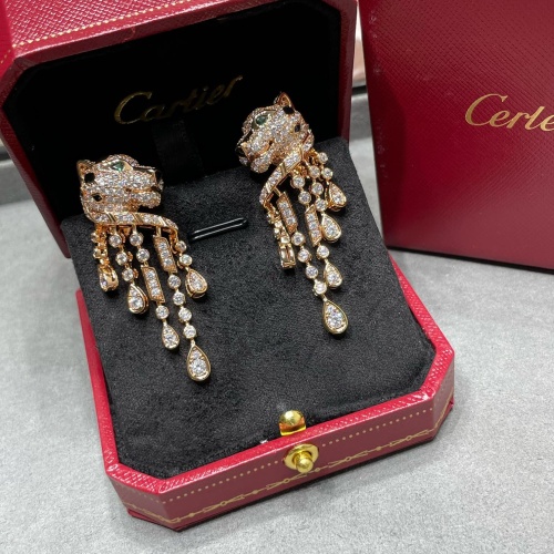 Replica Cartier Earrings For Women #1234144 $88.00 USD for Wholesale