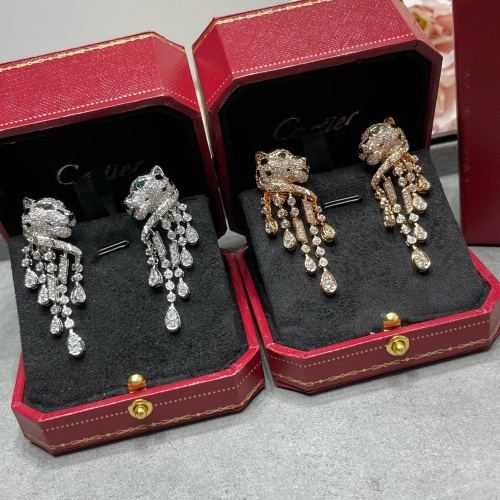 Replica Cartier Earrings For Women #1234144 $88.00 USD for Wholesale