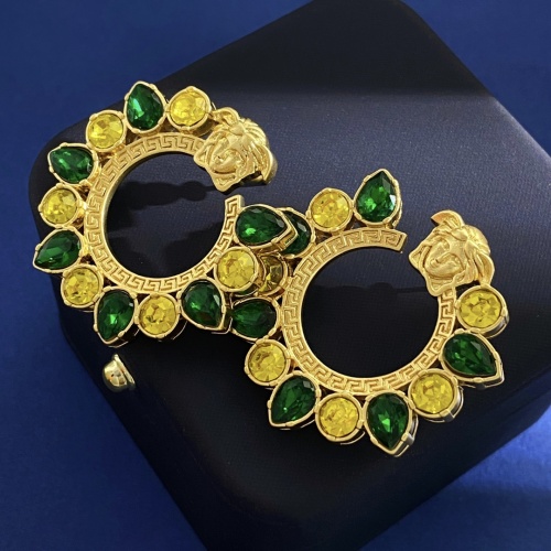 Wholesale Versace Earrings For Women #1234172 $32.00 USD, Wholesale Quality Replica Versace Earrings