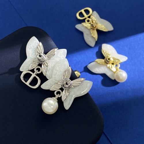 Replica Christian Dior Earrings For Women #1234202 $29.00 USD for Wholesale