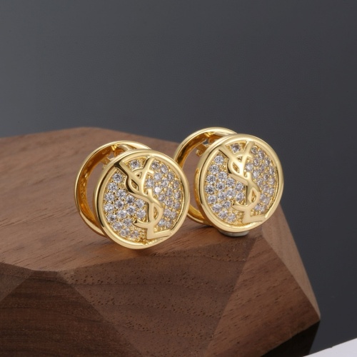 Wholesale Yves Saint Laurent YSL Earrings For Women #1234215 $25.00 USD, Wholesale Quality Replica Yves Saint Laurent YSL Earrings