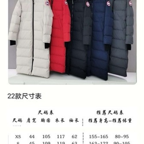 Replica Canada Goose Down Feather Coat Long Sleeved For Unisex #1234325 $170.00 USD for Wholesale