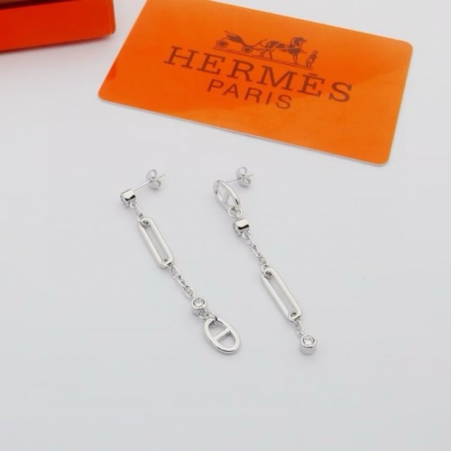 Wholesale Hermes Earrings For Women #1234355 $25.00 USD, Wholesale Quality Replica Hermes Earrings