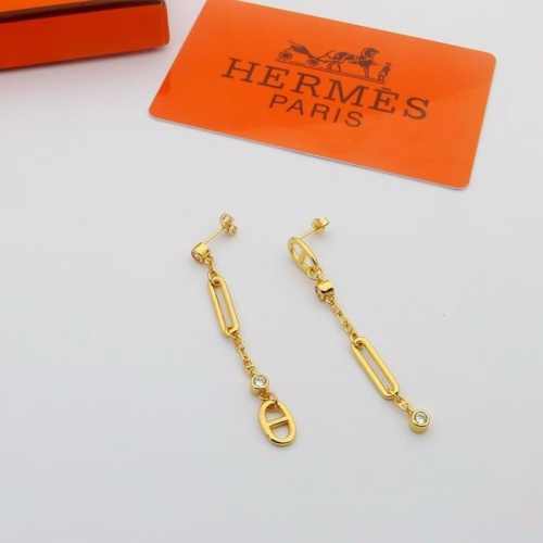 Wholesale Hermes Earrings For Women #1234356 $25.00 USD, Wholesale Quality Replica Hermes Earrings