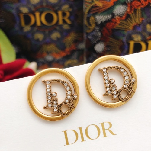 Wholesale Christian Dior Earrings For Women #1234397 $25.00 USD, Wholesale Quality Replica Christian Dior Earrings