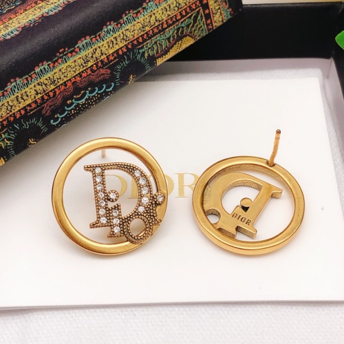 Replica Christian Dior Earrings For Women #1234397 $25.00 USD for Wholesale