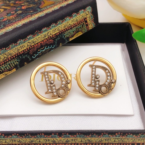 Replica Christian Dior Earrings For Women #1234397 $25.00 USD for Wholesale