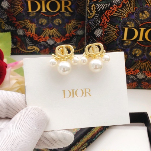 Replica Christian Dior Earrings For Women #1234404 $29.00 USD for Wholesale