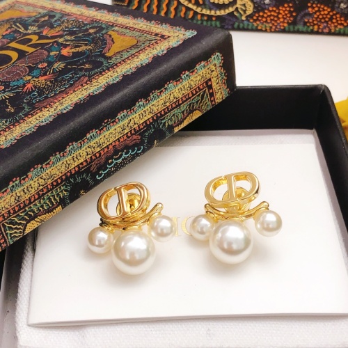 Replica Christian Dior Earrings For Women #1234404 $29.00 USD for Wholesale