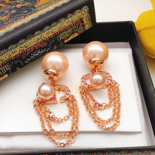 Replica Christian Dior Earrings For Women #1234412 $29.00 USD for Wholesale