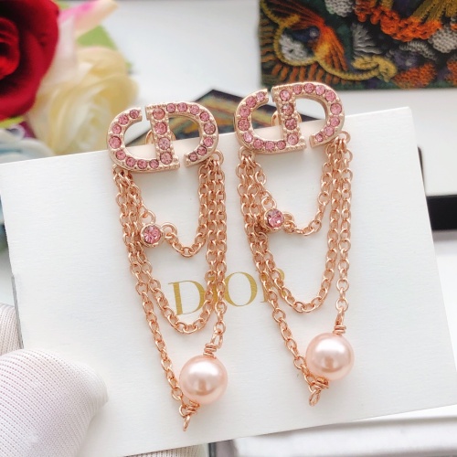 Wholesale Christian Dior Earrings For Women #1234413 $29.00 USD, Wholesale Quality Replica Christian Dior Earrings