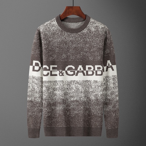 Wholesale Dolce &amp; Gabbana D&amp;G Sweaters Long Sleeved For Men #1234437 $45.00 USD, Wholesale Quality Replica Dolce &amp; Gabbana D&amp;G Sweaters