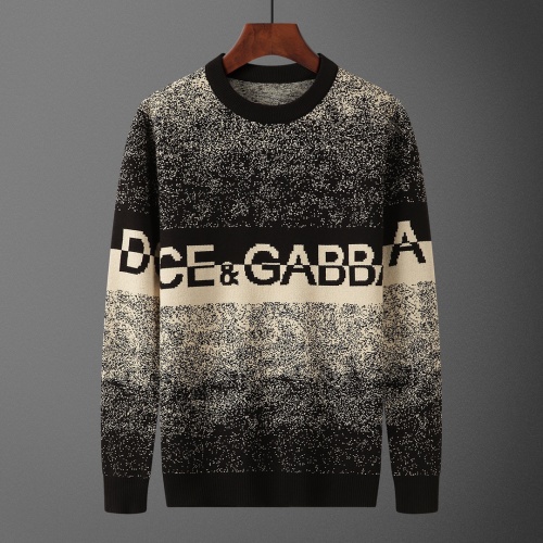 Wholesale Dolce &amp; Gabbana D&amp;G Sweaters Long Sleeved For Men #1234438 $45.00 USD, Wholesale Quality Replica Dolce &amp; Gabbana D&amp;G Sweaters