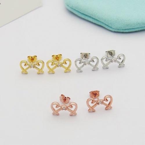 Replica Tiffany Earrings For Women #1234574 $25.00 USD for Wholesale