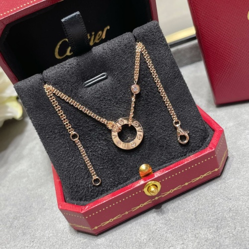 Wholesale Cartier Necklaces #1234598 $60.00 USD, Wholesale Quality Replica Cartier Necklaces