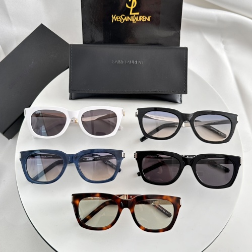 Replica Yves Saint Laurent YSL AAA Quality Sunglasses #1234604 $60.00 USD for Wholesale