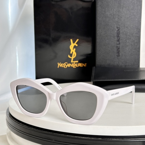 Wholesale Yves Saint Laurent YSL AAA Quality Sunglasses #1234609 $48.00 USD, Wholesale Quality Replica Yves Saint Laurent YSL AAA Quality Sunglasses