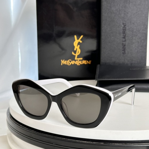 Wholesale Yves Saint Laurent YSL AAA Quality Sunglasses #1234610 $48.00 USD, Wholesale Quality Replica Yves Saint Laurent YSL AAA Quality Sunglasses