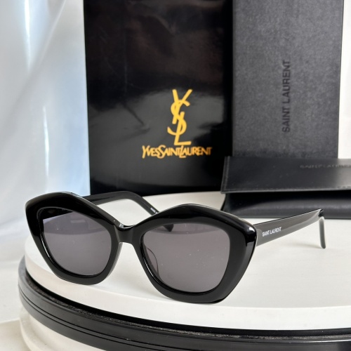 Wholesale Yves Saint Laurent YSL AAA Quality Sunglasses #1234611 $48.00 USD, Wholesale Quality Replica Yves Saint Laurent YSL AAA Quality Sunglasses