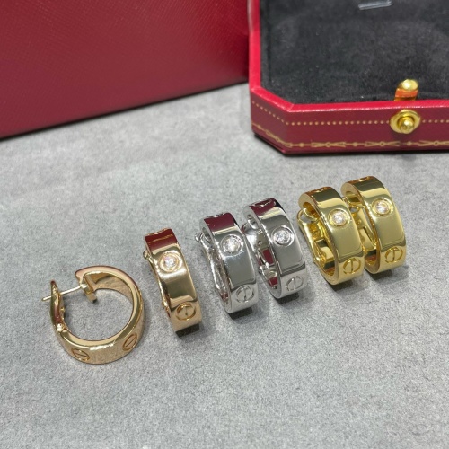 Replica Cartier Earrings For Women #1234615 $64.00 USD for Wholesale