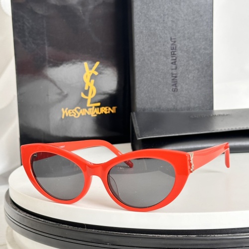 Wholesale Yves Saint Laurent YSL AAA Quality Sunglasses #1234631 $52.00 USD, Wholesale Quality Replica Yves Saint Laurent YSL AAA Quality Sunglasses