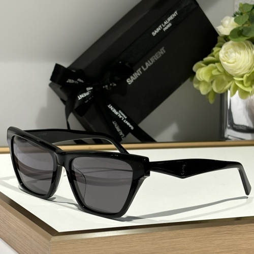 Wholesale Yves Saint Laurent YSL AAA Quality Sunglasses #1234643 $56.00 USD, Wholesale Quality Replica Yves Saint Laurent YSL AAA Quality Sunglasses