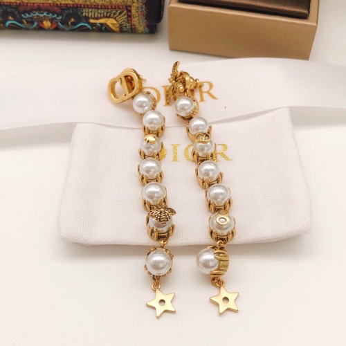 Replica Christian Dior Earrings For Women #1234710 $27.00 USD for Wholesale