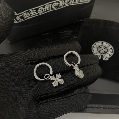 Replica Chrome Hearts Earrings For Women #1234787 $36.00 USD for Wholesale