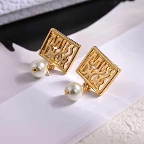 Wholesale Christian Dior Earrings For Women #1234823 $25.00 USD, Wholesale Quality Replica Christian Dior Earrings