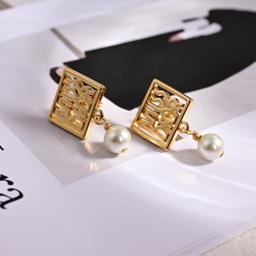 Replica Christian Dior Earrings For Women #1234823 $25.00 USD for Wholesale