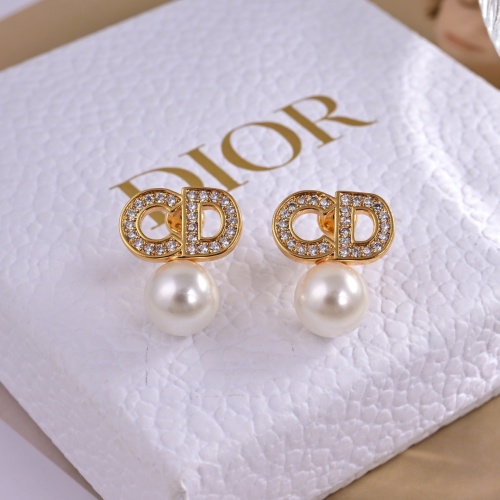 Wholesale Christian Dior Earrings For Women #1234825 $27.00 USD, Wholesale Quality Replica Christian Dior Earrings