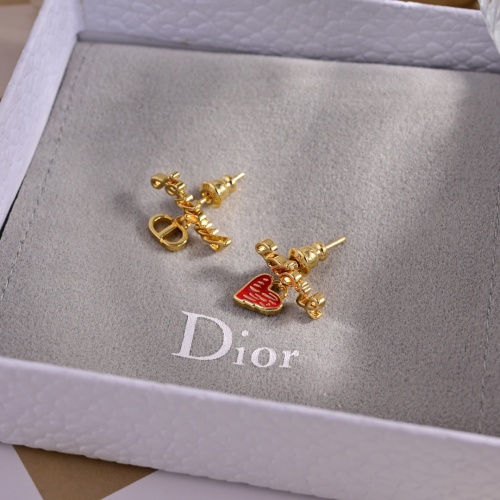 Replica Christian Dior Earrings For Women #1234826 $27.00 USD for Wholesale