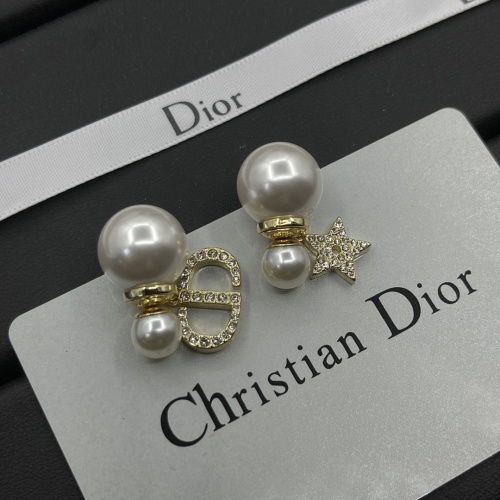 Replica Christian Dior Earrings For Women #1234838 $27.00 USD for Wholesale