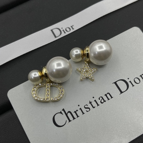 Replica Christian Dior Earrings For Women #1234838 $27.00 USD for Wholesale