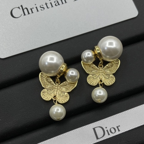 Replica Christian Dior Earrings For Women #1234839 $27.00 USD for Wholesale