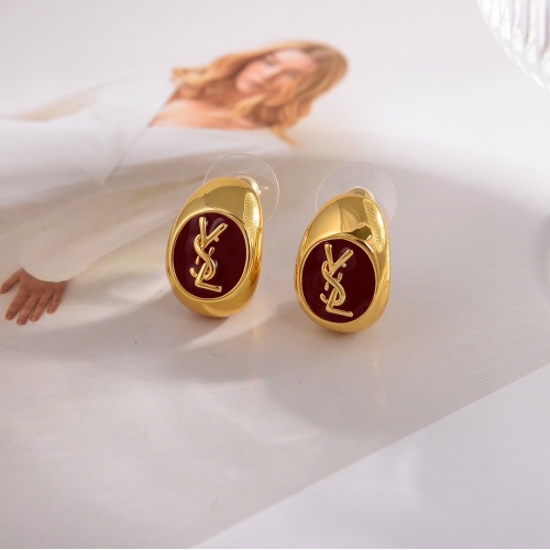 Wholesale Yves Saint Laurent YSL Earrings For Women #1234875 $25.00 USD, Wholesale Quality Replica Yves Saint Laurent YSL Earrings