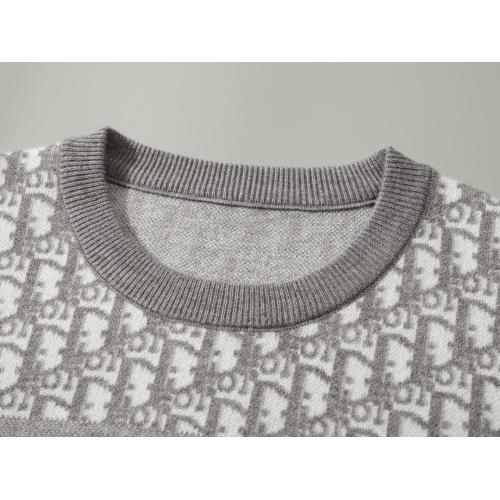 Replica Christian Dior Sweaters Long Sleeved For Men #1234882 $45.00 USD for Wholesale