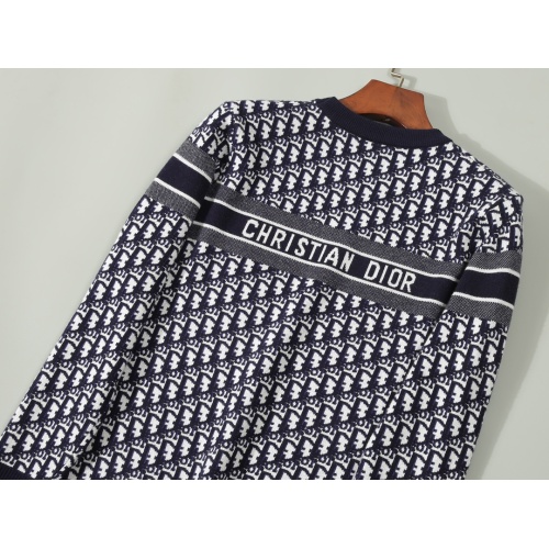 Replica Christian Dior Sweaters Long Sleeved For Men #1234883 $45.00 USD for Wholesale