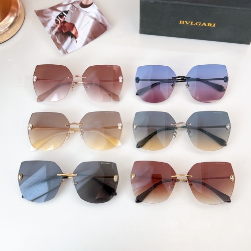 Replica Bvlgari AAA Quality Sunglasses #1235063 $60.00 USD for Wholesale