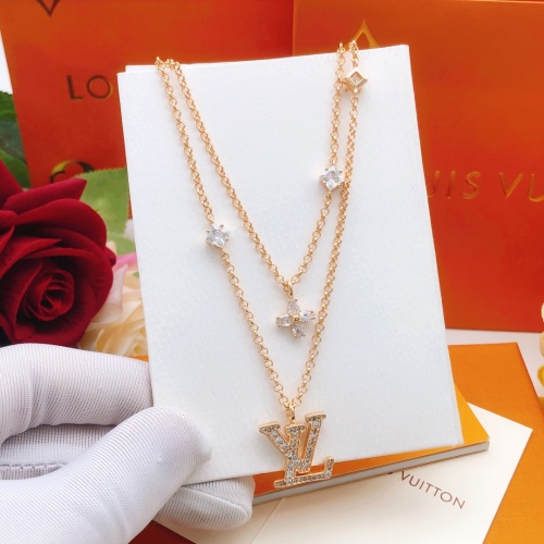 Wholesale Louis Vuitton Necklaces #1235091 $40.00 USD, Wholesale Quality Replica Louis Vuitton Necklaces