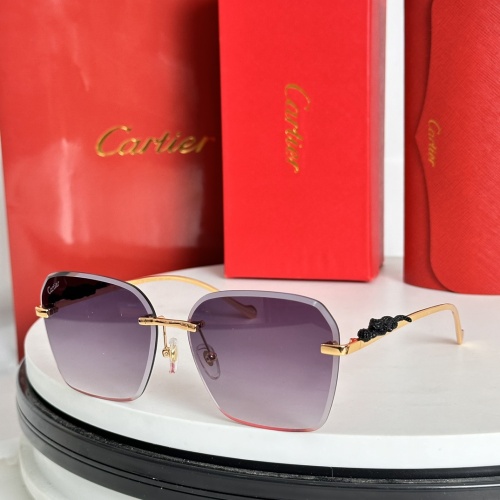 Wholesale Cartier AAA Quality Sunglassess #1235104 $60.00 USD, Wholesale Quality Replica Cartier AAA Quality Sunglassess